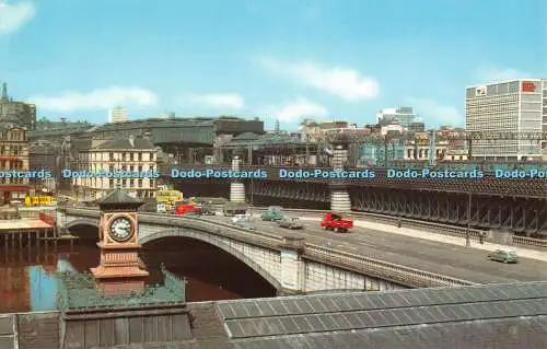 R525317 Glasgow King George V Bridge Postkarte