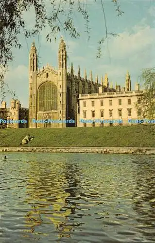 R527626 Kings College Cambridge Chapel and Gibbs Building K Jagger Cotman Color