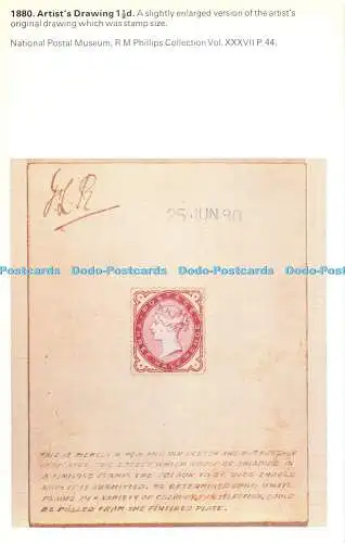 R527648 1880 Künstler Zeichnung National Postal Museum R M Phillips Collection Vol