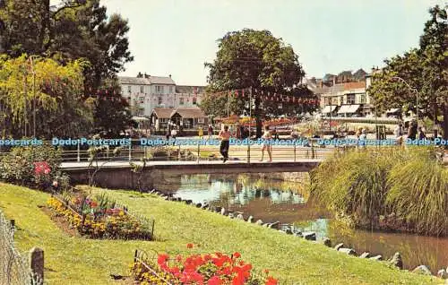 R525373 Dawlish The Lawn Gardens 1969