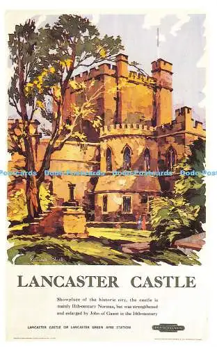 R527696 K Steel Lancaster Castle British Railways Dalkeith Ansichtskarte Nr 5