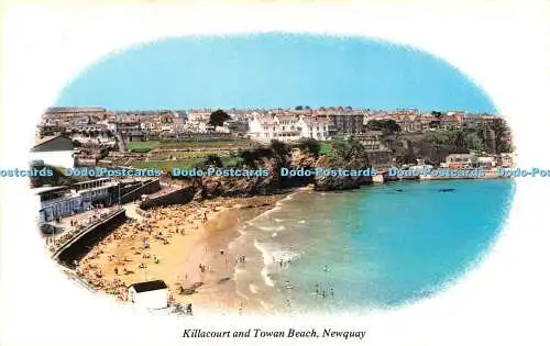 R525462 Newquay Killacourt and Towan Beach Photo Precision Limited Colourmaster