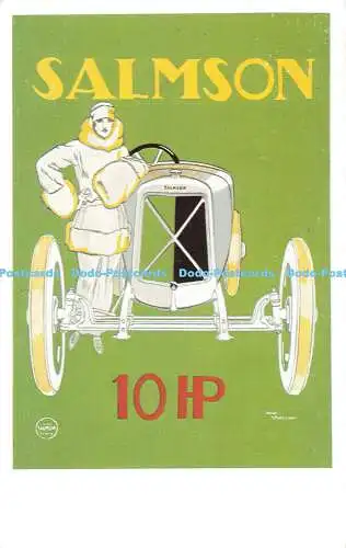 R527758 Salmson 10 HP Dalkeiths Classic Poster Series No P46 Rene Vincent 1922