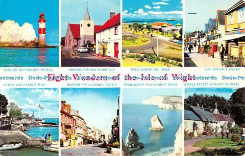 R525563 Eight Wonders of the Isle of Wight The Bay Series G Dean 1980 Multi View