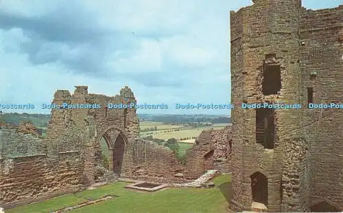 R525584 Goodrich Castle EJNE 1028 Ernest Joyce Plastichrome W R Bawden Colourpic