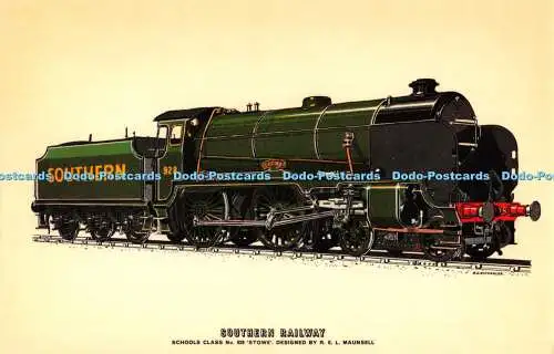 R525603 B G Nickholds Southern Railway Schools Class No 928 Stowe R E L Maunsell