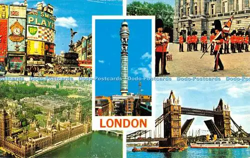 R525684 London 1330 The Photographic Greeting Card Natural Colour Series Multi V