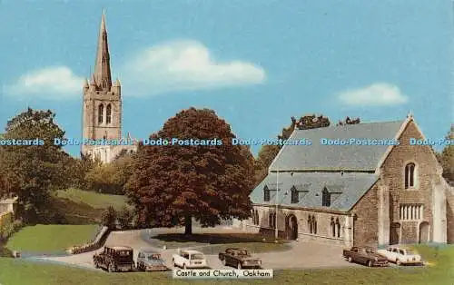 R525784 Castle and Church Oakham A W Bourne