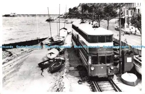 R525864 Der Mumbles-Zug verlässt Southend letzte Station vor dem Pier Historic Tr