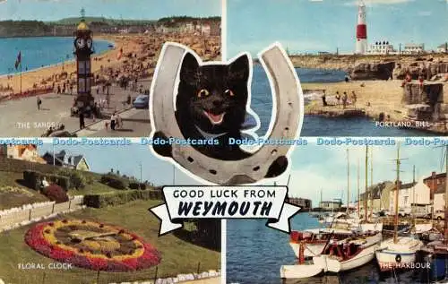 R525876 Good Luck from Weymouth 1963 Salmon 1052c Multi View
