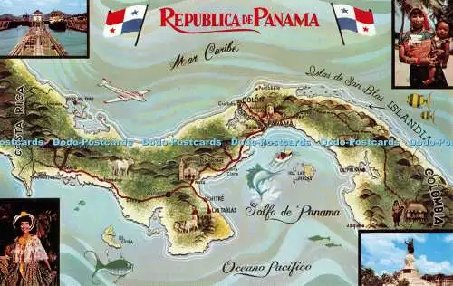 R525956 Republica de Panama The Land Divided The World United C6274 Mike Roberts