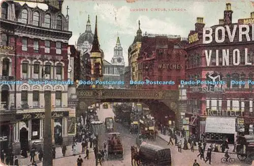 R716577 London Ludgate Circus 1907