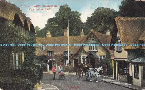 R716595 Isle of Wight Shanklin Old Village G D and D L PM Sydenham 1906