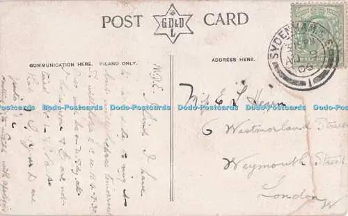 R716595 Isle of Wight Shanklin Old Village G D and D L PM Sydenham 1906