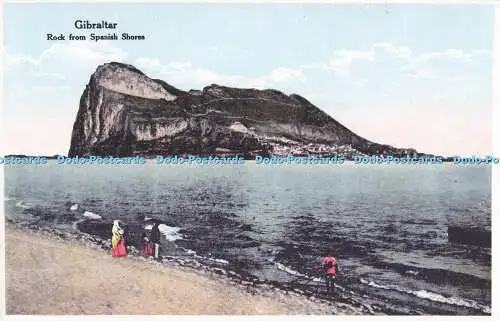 R716664 Gibraltar Rock From Spanish Shores V B Cumbo