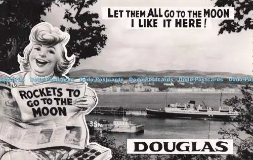 R716772 Douglas Rockets to Go To The Moon Bamforth Holmfirth Yorks RP 1967