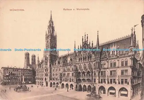 R716894 München Rathaus u Marienplatz W Zimmermann