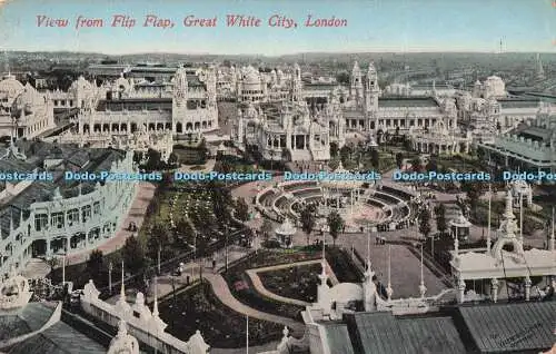 R718117 London Blick von Klappe Great White City Valentine