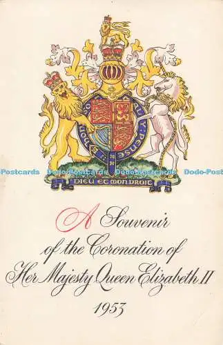 R716982 A Souvenir of the Coronation of Her Majesty Queen Elizabeth II Bill Hopk