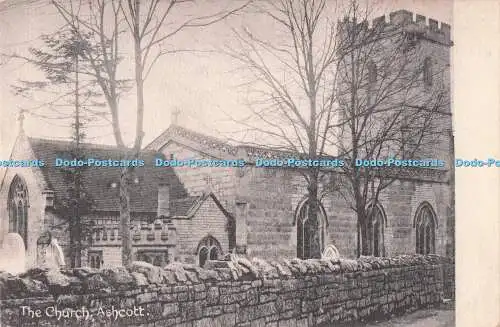 R717022 Ashcott The Church S M Gibson Gateshead on Tyne 1906