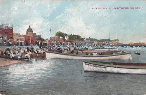 R717091 Southend on Sea The East Beach Postkarte
