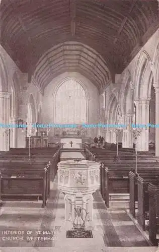 R717122 Westerham Interieur der St Mary Church W T Williams The Library Sepio Seri