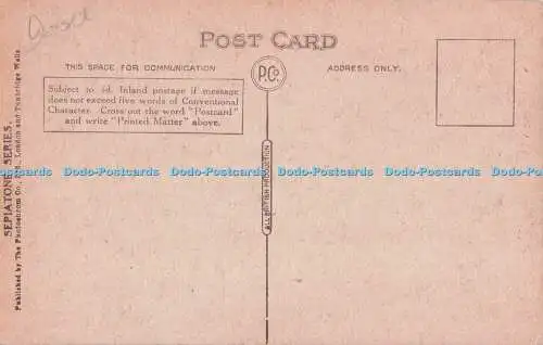 R717180 Wareham The River The Photochrom London and Tunbridge Wells Sepiatone Se