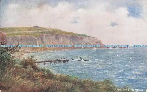 R718357 Alum Bay and The Needles J Salmon Sevenoaks England W W Quatremain