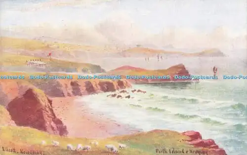 R718380 Porth Island und Newquay J W Ruddock Lincoln The Artist Series Elliott