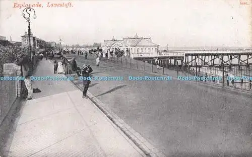 R717275 Lowestoft Esplanade Jarrolds Postkarte