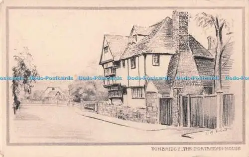 R718414 Tonbridge The Portreeves House Photochrom Graphic Works Royal Tunbridge