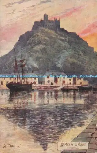 R718416 Cornwall St Michaels Mount Tuck Oilette 1679 Jotter PM Brighton 1906