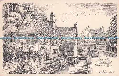 R717315 Westerham Kent Over the Way Pitts Cottage Haunts of Old England Frederic