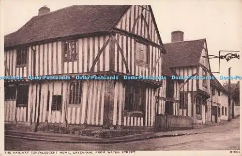 R717321 Lavenham The Railway Reconvalescent Home From Water Street Photochrom Roya