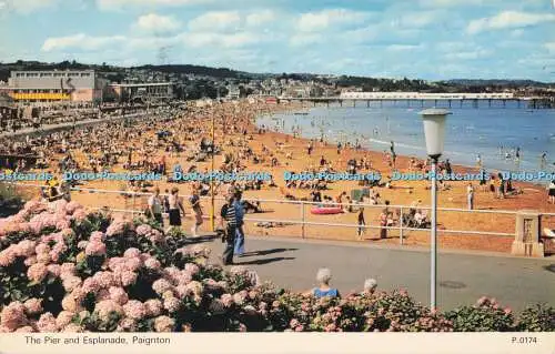 R718506 Paignton The Pier and Esplanade E T W Dennis Scarborough