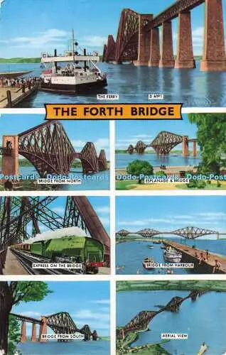 R718578 The Forth Bridge Bridge From North The Ferry Valentine Valesque 1240 V S