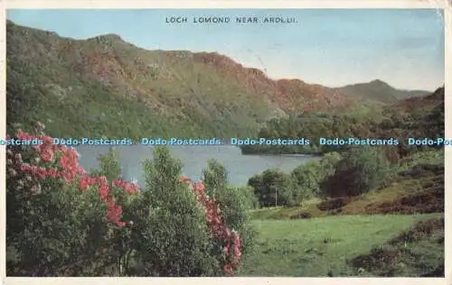 R718581 Loch Lomond Near Ardlui E T W Dennis London Scarborough PM Edinburgh 195