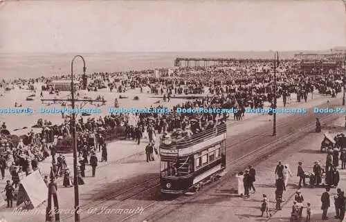 R717473 Gt Yarmouth Marine Parade D M Southey Jay em Jay Gy Serie 1914