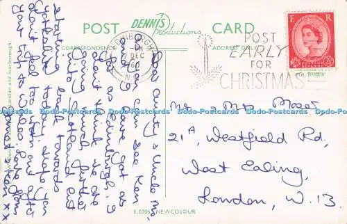R718617 Edinburgh Castle E T W Dennis London Scarborough 1960