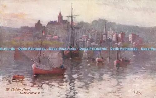 R717531 Guernsey St Peter Port Tuck Oilette Serie III 7875 A De Breanski