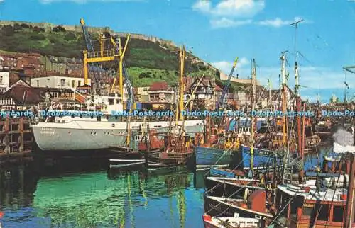 R718687 Scarborough The Harbour PM Harrogate Yorkshire Gt Brit 1970