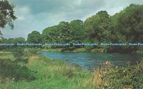 R718703 River Taff at Cardiff Ernest Joyce Newport Plastichrome by Colourpicture