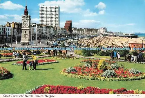 R718751 Margate Clock Tower and Marine Terrace John Hinde London E Ludwig