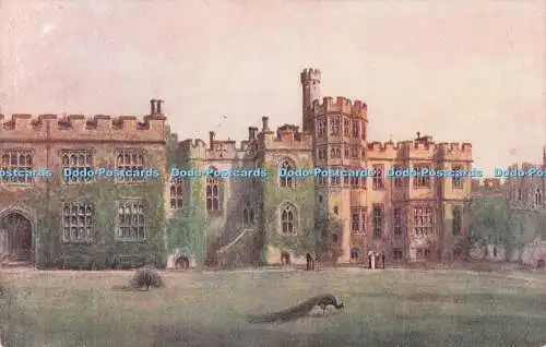 R717612 Warwick Castle Chapel Entrance J Salmon Sevenoaks England W W Quatremain