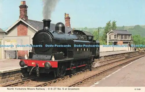 R717758 North Yorkshire Moors Railway 0 6 2T No 5 At Grosmont E T W Dennis Scarb