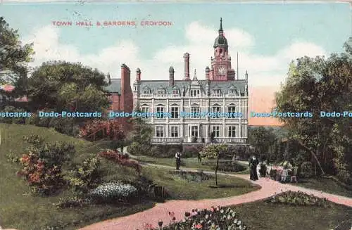 R717796 Croydon Town Hall and Gardens G D and D London The Star Series PM Kirkha