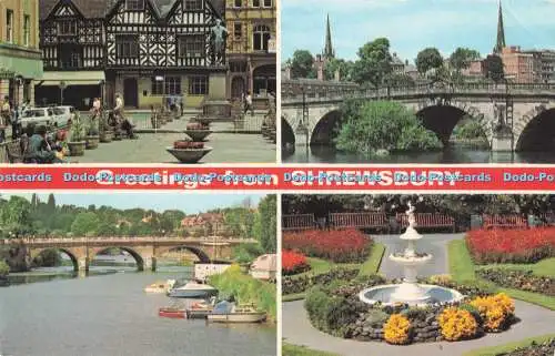 R718945 Grüße aus Shrewsbury The Dingle The English Bridge E T W Dennis Sca