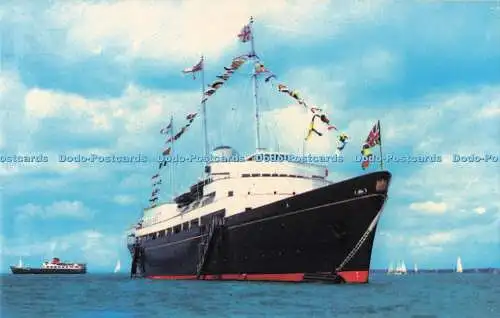 R717839 I O W The Royal Yacht Britannia at Anchor Photo Precision St Ives Huntin