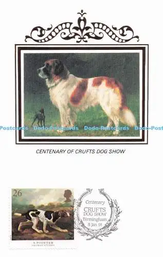 R718995 Centenary of Crufts Dog Show A Pointer George Stubbs Bernhardiner und Mini