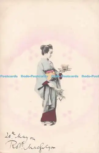 R719105 Japanische Frau Japan Postkarte